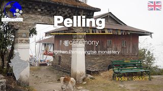 Pelling • A Buddhist ceremony at the monastery • Sikkim, India
